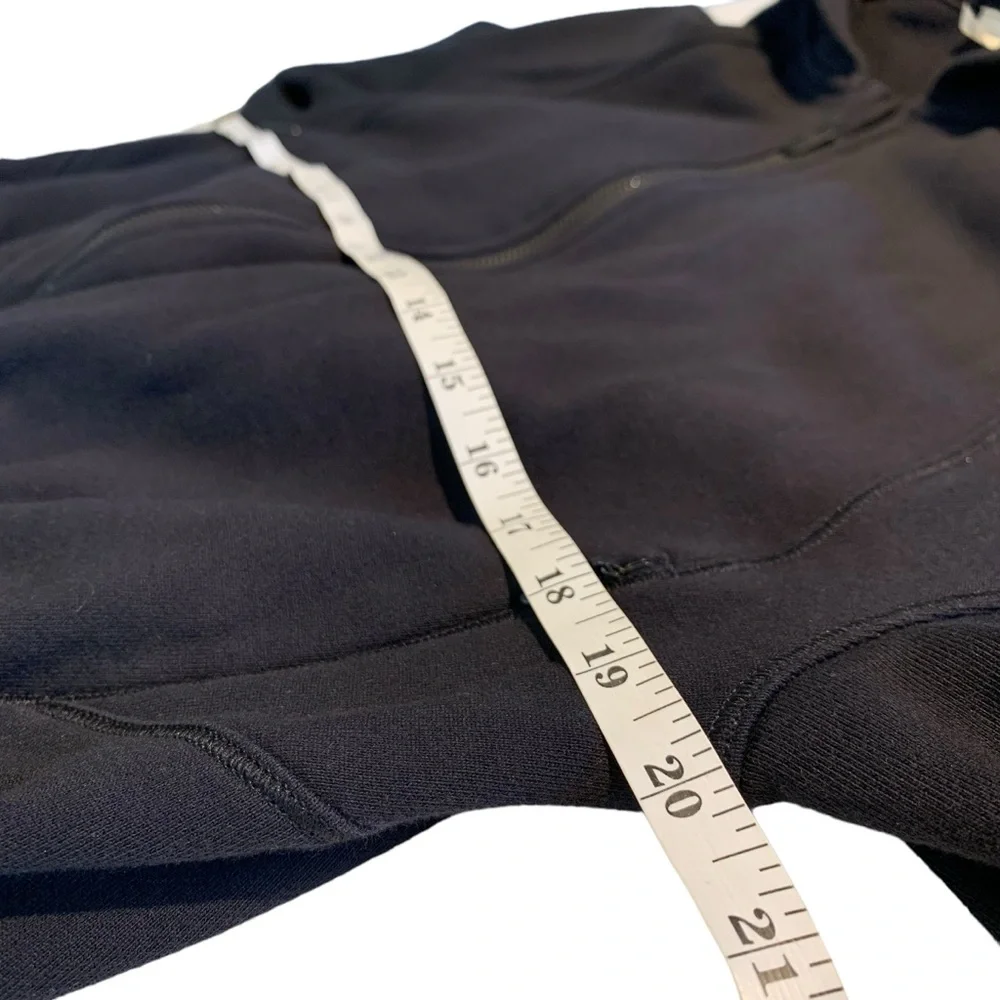 Lululemon Hugged Waist Zip Hoodie Black Cropped Jacket Size 8 - Picture 13 of 16
